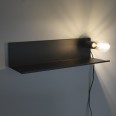 Lamp shelf bedside table "MAGIC SHELF BLACK"
